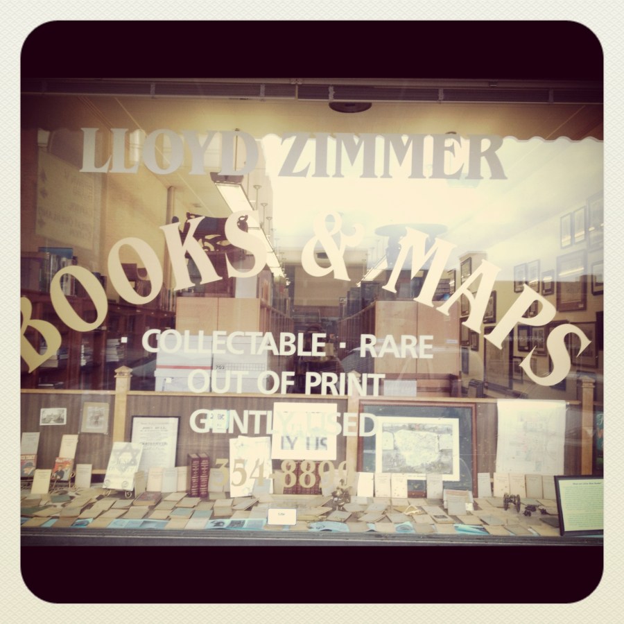Bookstore: Lloyd Zimmer Books and&nbsp;Maps