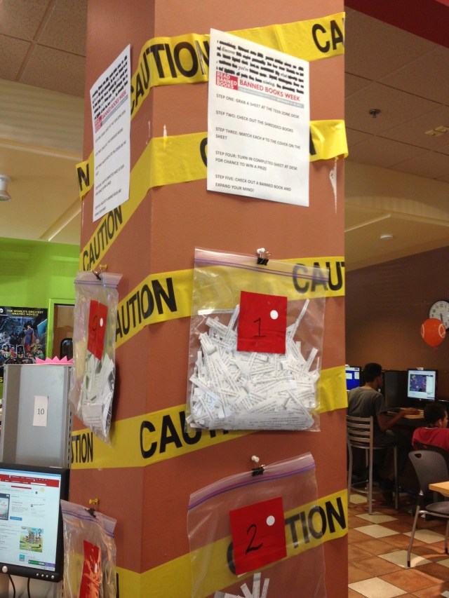 banned books week shredded books 