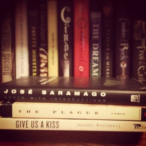 book spine poetry