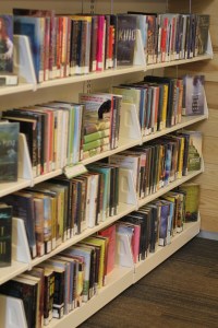 merchandising library shelves | wrapped up in books